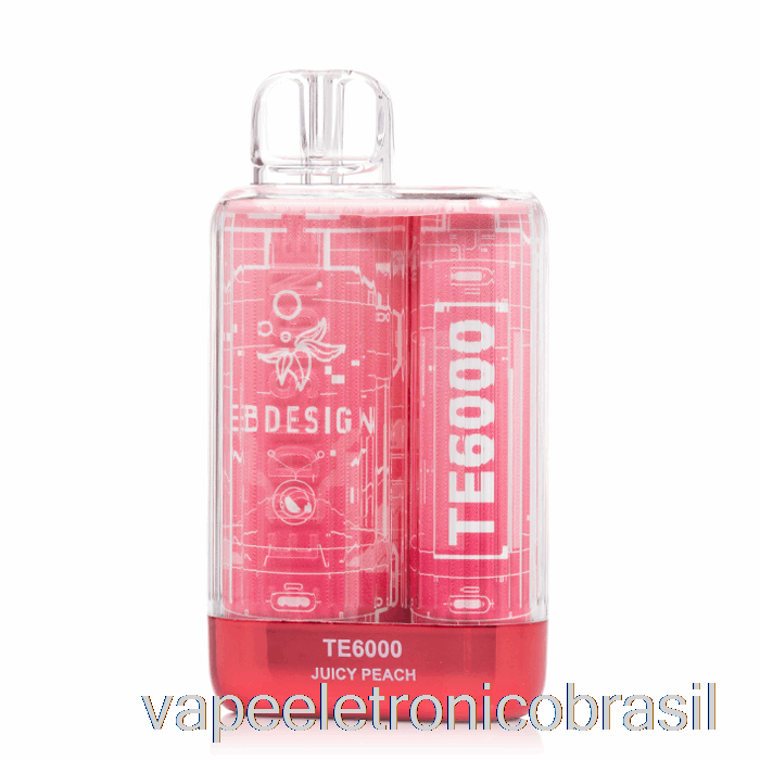 Vape Vaporesso Eb Te6000 Pêssego Suculento Descartável